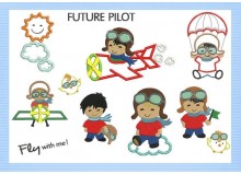 Stickserie Future Pilot